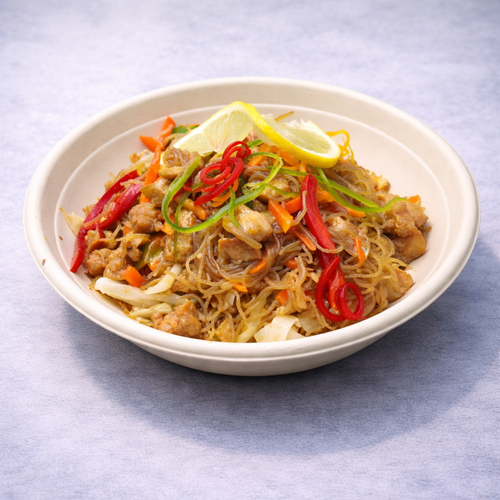 Chinese style fish noodles